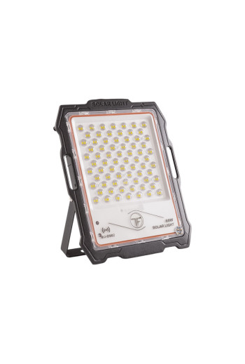 Proyector LED Solar 60W 6000Lm Sensor_Control Remoto Panel:5V 25W Batería: 3,3V 18.000Ma [LUM-MJ-DW902]