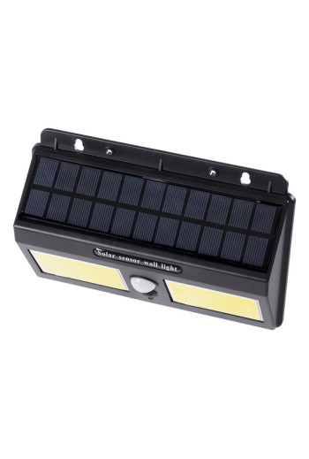 Aplique Solar LED IP65 Sensor Batería: 3,7V 1.200Ma [LUM-YC-SW8019-COB]