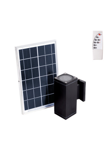 Aplique LED Solar-Control Remoto- Dimable- Panel: 6V 15W Batería: 3,2V 2000MaH [HO-APL-SOL-01-WW]