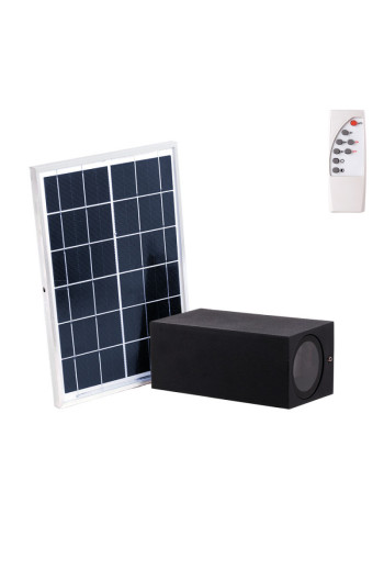 Aplique LED Solar-Control Remoto- Dimable- Panel: 6V 15W Batería: 3,2V 2000MaH [HO-APL-SOL-02-WW]