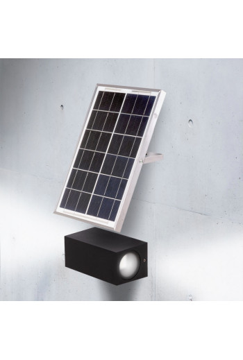 Aplique LED Solar-Control Remoto- Dimable- Panel: 6V 15W Batería: 3,2V 2000MaH [HO-APL-SOL-02-WW]