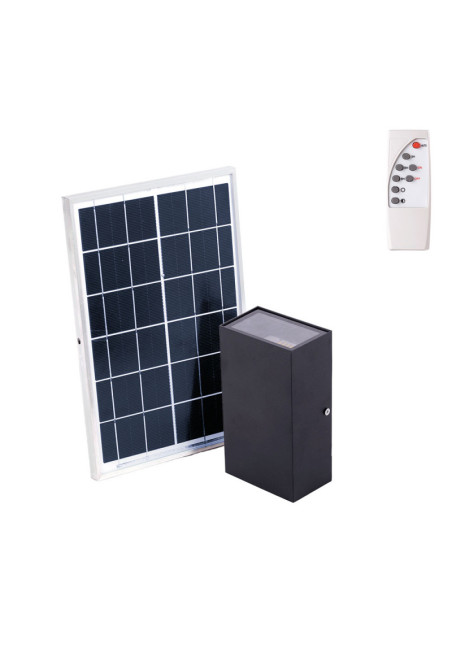 Aplique LED Solar-Control Remoto- Dimable- Panel: 6V 15W Batería: 3,2V 2000MaH [HO-APL-SOL-06-WW]