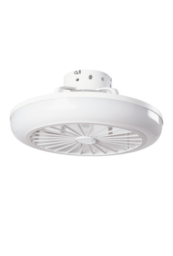 Ventilador de Techo 36W 1800Lm Iluminación LED CCT Variable Control Remoto 50.000H - Blanco [HO-LEDFAN-13-W]