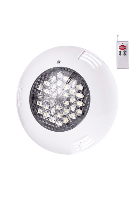 Foco de Piscina LED 36W RGB con Mando Distancia  Ø295mm 30,000H Montaje superficie [WR-295-2AS-36W-RGB]