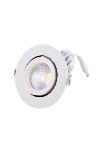 Foco Downlight LED 20W 2000Lm 4000ºK Circular Orientable 30.000H [HO-COB-C-OR-20W-W]