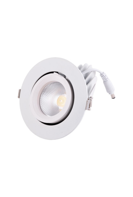 Foco Downlight LED 20W 2000Lm 4000ºK Circular Orientable 30.000H [HO-COB-C-OR-20W-W]