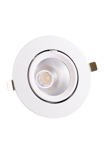 Foco Downlight LED 24W 2400Lm 4000ºK Circular Orientable 30.000H [HO-COB-C-OR-24W-W]