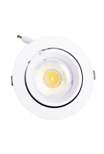 Foco Downlight LED 30W 3000Lm 4000ºK Circular Orientable 30.000H [HO-COB-C-OR-30W-W]