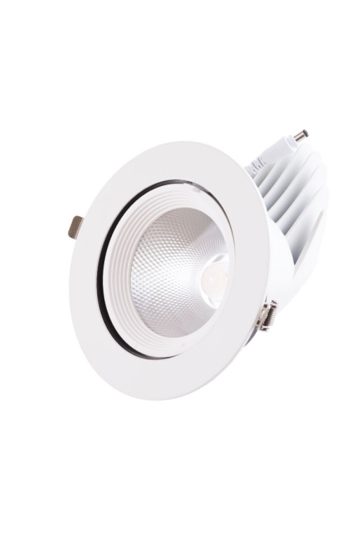 Foco Downlight LED 35W 3500Lm 4000ºK Circular Orientable 30.000H [HO-COB-C-OR-35W-W]