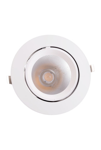 Foco Downlight LED 35W 3500Lm 4000ºK Circular Orientable 30.000H [HO-COB-C-OR-35W-W]