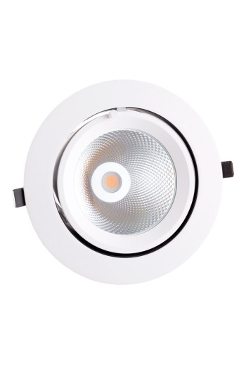 Foco Downlight LED 40W 4000Lm 4000ºK Circular Orientable 30.000H [HO-COB-C-OR-40W-W]