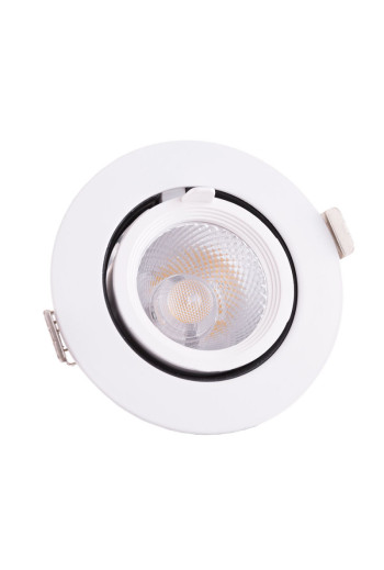 Foco Downlight LED 7W 700Lm 4000ºK Circular Orientable 30.000H [HO-COB-C-C-OR-7W-W]