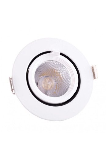 Foco Downlight LED 9W 900Lm 4000ºK Circular Orientable 30.000H [HO-COB-C-OR-9W-W]