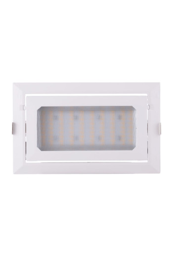 Foco Downlight LED 40W 4000Lm 4000ºK Rectangular Orientable 30.000H [HO-COB-R-OR-40W-W]