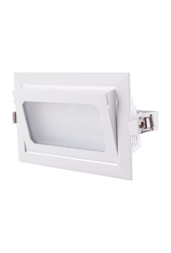 Foco Downlight LED 40W 4000Lm 4000ºK Rectangular Orientable 30.000H [HO-COB-R-OR-40W-W]