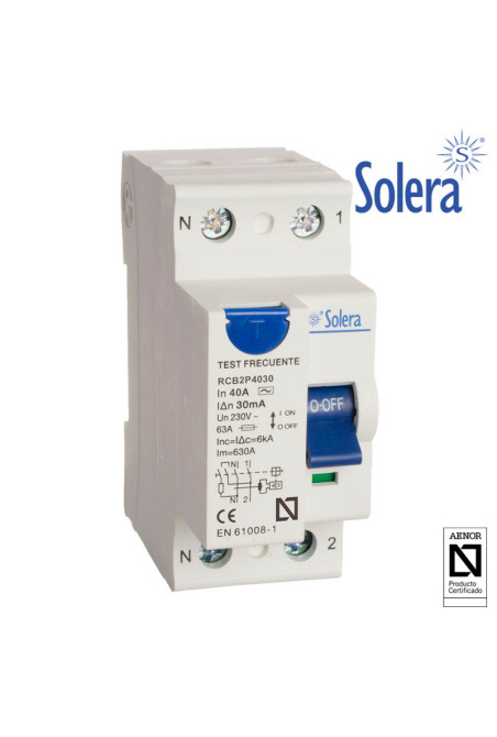 Diferencial 2 Polos Solera 40A (Retractilado) [E3-02861]