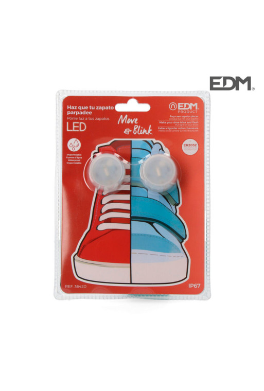 Pack 2 Luces Leds para Cordones de Zapatos [E3-36420]