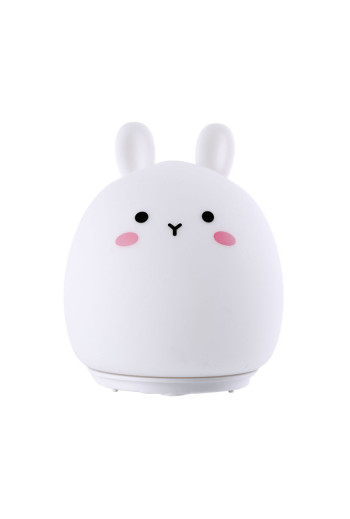 Lampara nocturna de mesa LED Infantil quitamiedos y recargable \"Rabbit\"