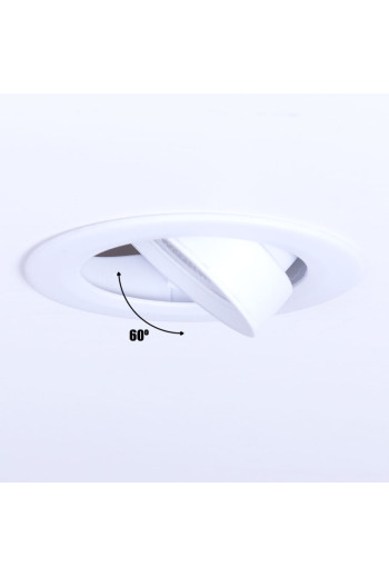 Pack 10 Downlights Redondo LED 7W 600Lm 4200ºK 38º 30.000H [HO-IN-DL7W-W-PK10]