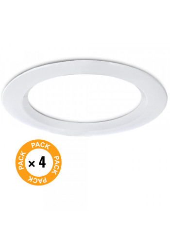 Pack 4 Downlights LED 24W 2.160Lm 6000ºK IP65 Baños/Cocinas 50.000H [SL-DLFS06-24W-CW-PK4]