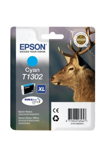 EPSON CARTUCHO CIAN T1302...